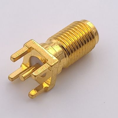 RP - SMA Male Connector Straight For PCB Mounting Wifi Connectors