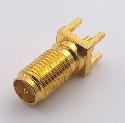 RP - SMA Male Connector Straight For PCB Mounting Wifi Connectors