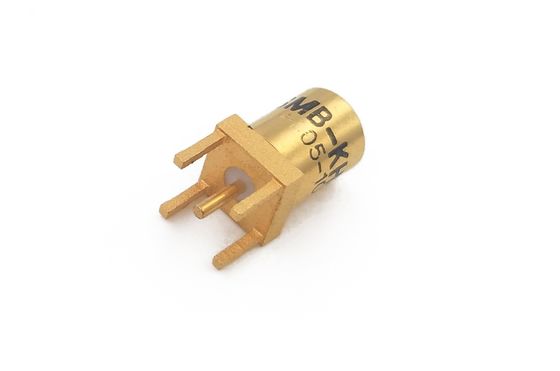 Soldered  Smb Female Connector  DC 4GHz ISO9001:2015 Certification