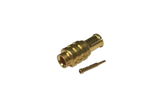 Professional MCX Waterproof Coaxial Connector  50 Ohm Panel Mounting With Cable