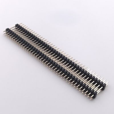 Male  2X30P Straight  2x40P Male And Female Headers Dual Plastics For PCB Mounting