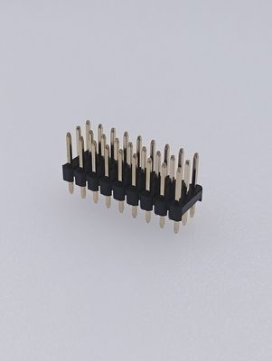 Brass Gold Plated PCB Pin Header Connector 2.54mm Pitch 3x9 P Straight