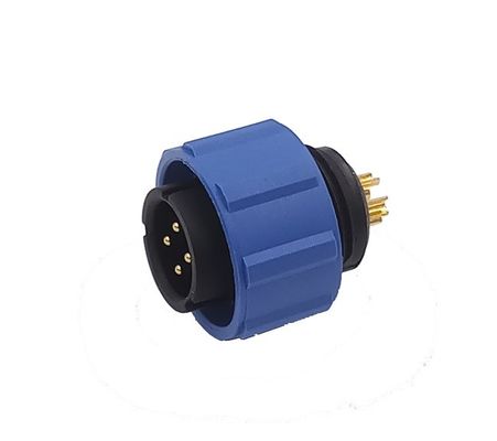Vehicle Circular Waterproof Connector M15  Plug 4 Pin Round Male Connector