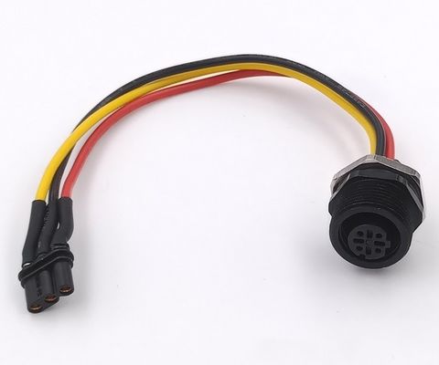 500 Cyles M12 4 Pin Male Connector /  Female Socket Connectors