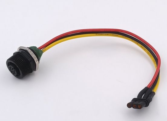 500 Cyles M12 4 Pin Male Connector /  Female Socket Connectors