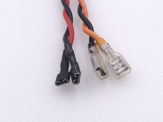 Printed Circiut Board Electrical Cable Harness Twisted Wire Harness UL 1007 22awg Red And Black