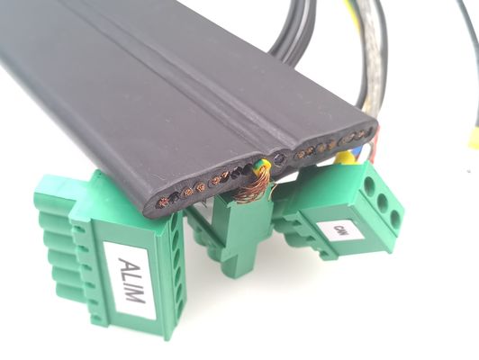 Professional Electrical Wire Harness Electrical Flat Elevator Cables With WAGO Connectors