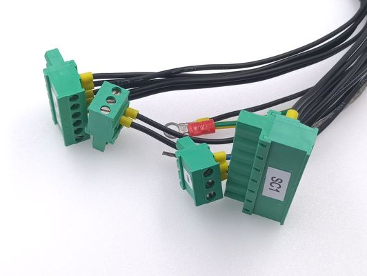 Professional Electrical Wire Harness Electrical Flat Elevator Cables With WAGO Connectors