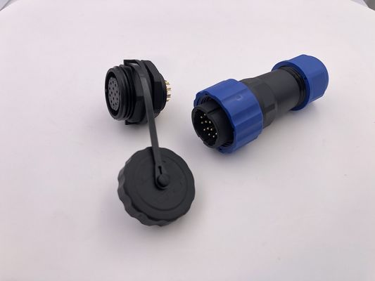 M24 14 Cores Circular Waterproof Connector Wire To Wire Connectors