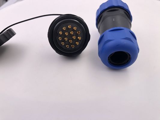 Professional Circular Waterproof Connector M33 16 Cores 500 Cyles