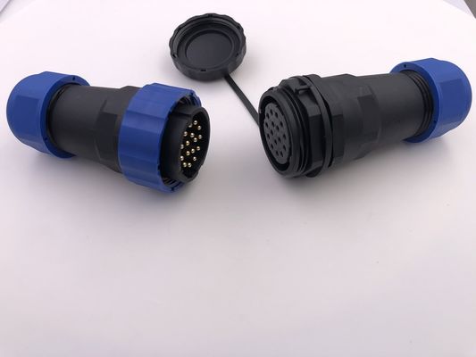 Professional Circular Waterproof Connector M33 16 Cores 500 Cyles