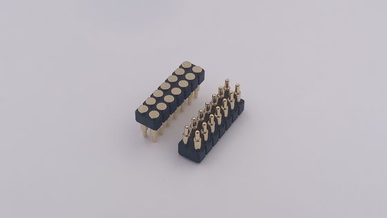 Power Supply 14 Pins Pogo Pin Connector Magnetic SMT Male Gender