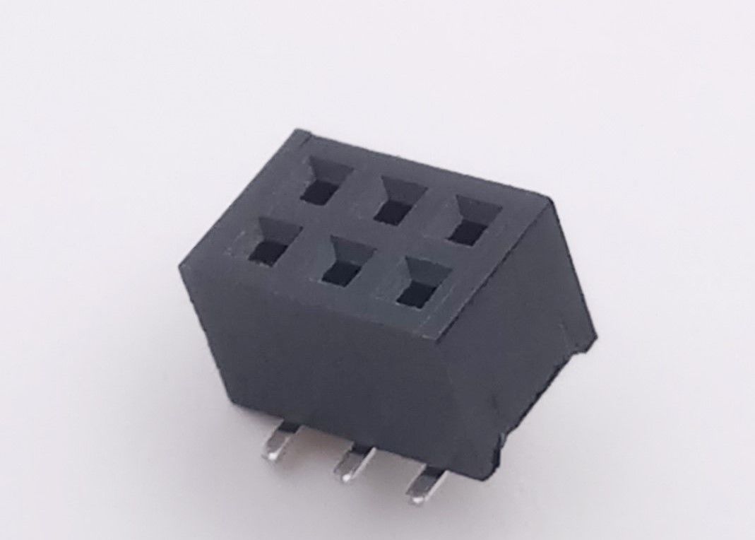 SMT Female 2mm pitch pin header 2X3 P Surface Mount Pin Header