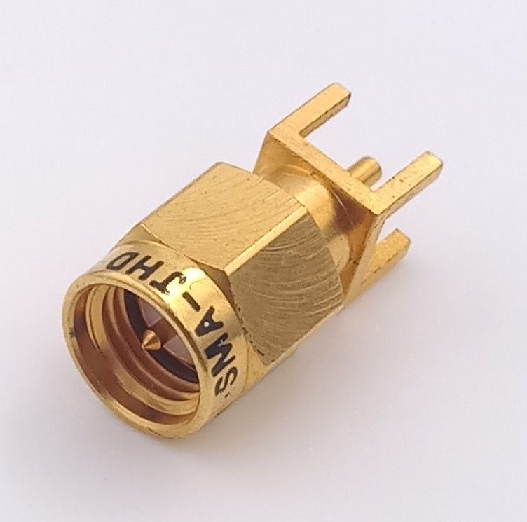 DC 8.5 GHz Panel Mount Sma Connector Male Vertical Soldering 4 Feet