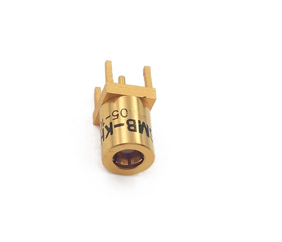 Soldered  Smb Female Connector  DC 4GHz ISO9001:2015 Certification